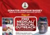 SENATOR ANIEKAN BASSEY TO COMMENCE FREE MEDICAL AND SURGICAL OUTREACH IN AKWA IBOM NORTH-EAST SENATORIAL DISTRICT