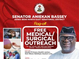 SENATOR ANIEKAN BASSEY TO COMMENCE FREE MEDICAL AND SURGICAL OUTREACH IN AKWA IBOM NORTH-EAST SENATORIAL DISTRICT